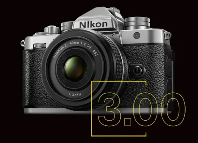 【Nikon Z f】最新ファームウェア3.00まとめ：大型新機能と“iメニューが戻らない”不具合報告への対処
