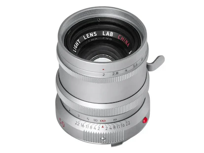 M 50mm f/2 SPII フード付 "シルバー"