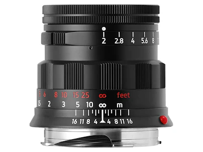 M 50mm f/2 Rigid "ブラックペイント"