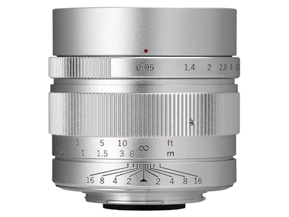 中一光学 SPEEDMASTER 35mm F0.95 II マイクロフォーサーズ用 "シルバー"