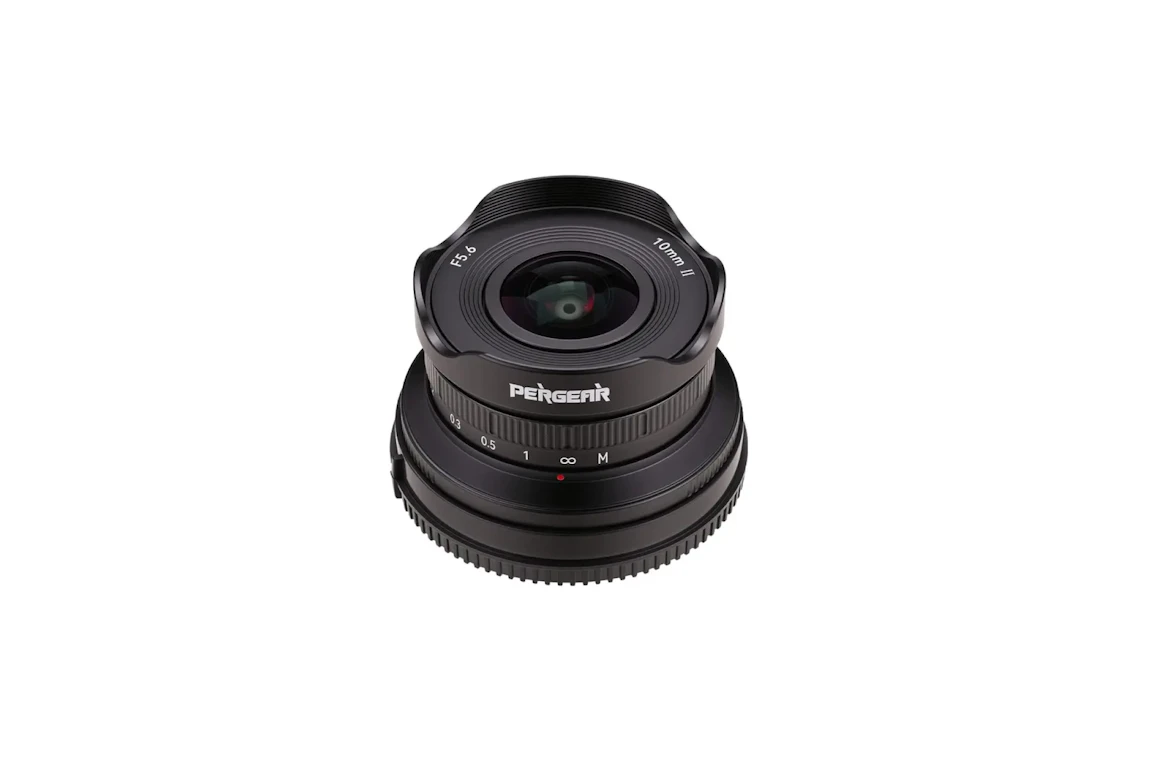 Pergear 10mm F5.6 II発表 約120gの薄型魚眼レンズ、海外価格69米ドル