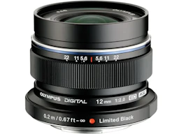 M.ZUIKO DIGITAL ED 12mm F2.0 "リミテッドブラックキット"