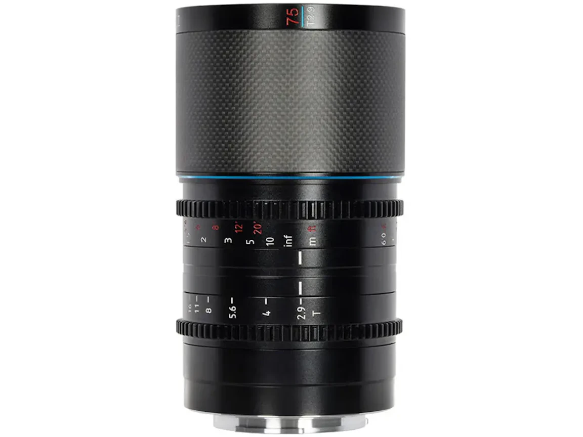 SIRUI Saturn 75mm T2.9 1.6X フルフレームカーボンファイバーアナモルフィックレンズ ナチュラルフレア キヤノンRF用