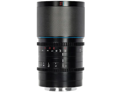 Saturn 75mm T2.9 1.6X フルフレームカーボンファイバーアナモルフィックレンズ ナチュラルフレア キヤノンRF用
