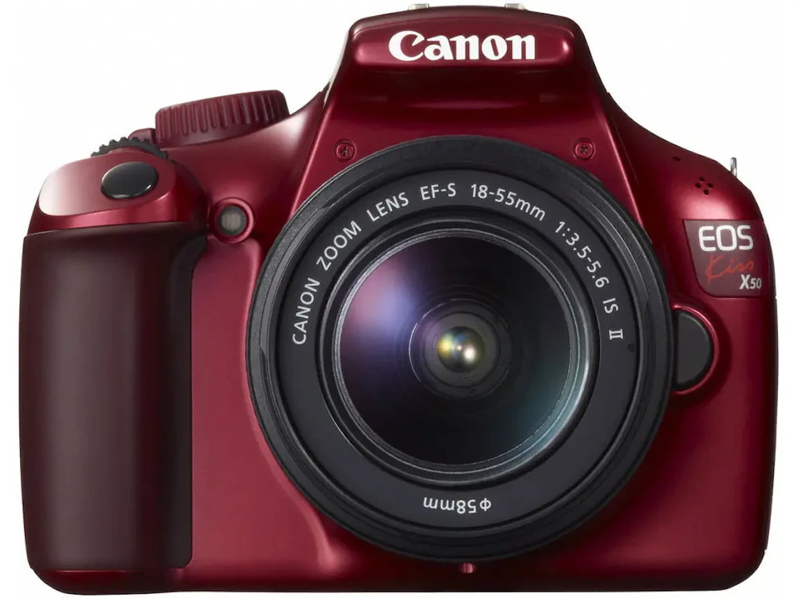 EOS Kiss X50 EF-S18-55 IS II レンズキット "レッド"の新品/中古の在庫一覧 2枚目