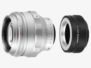 銘匠光学 TTArtisan 75mm f/1.5 M42 + キヤノンRFマウントアダプターセット "シルバー"