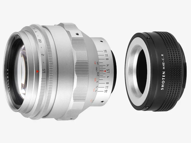 TTArtisan 75mm f/1.5 M42 + キヤノンRFマウントアダプターセット "シルバー"