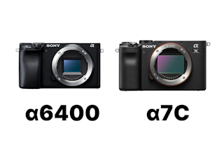 【2026年版】SONYα6400とα7Cの比較まとめ！APS-Cとフルサイズ小型機の違いと選び方