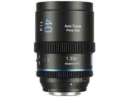 40mm T1.8 1.33X S35 アナモルフィックレンズ ブルーフレア ソニーE用