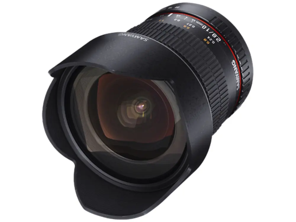 中古】 SAMYANG 10mm F2.8 ED AS NCS CS ウルトラ広角レンズ Canon EF  