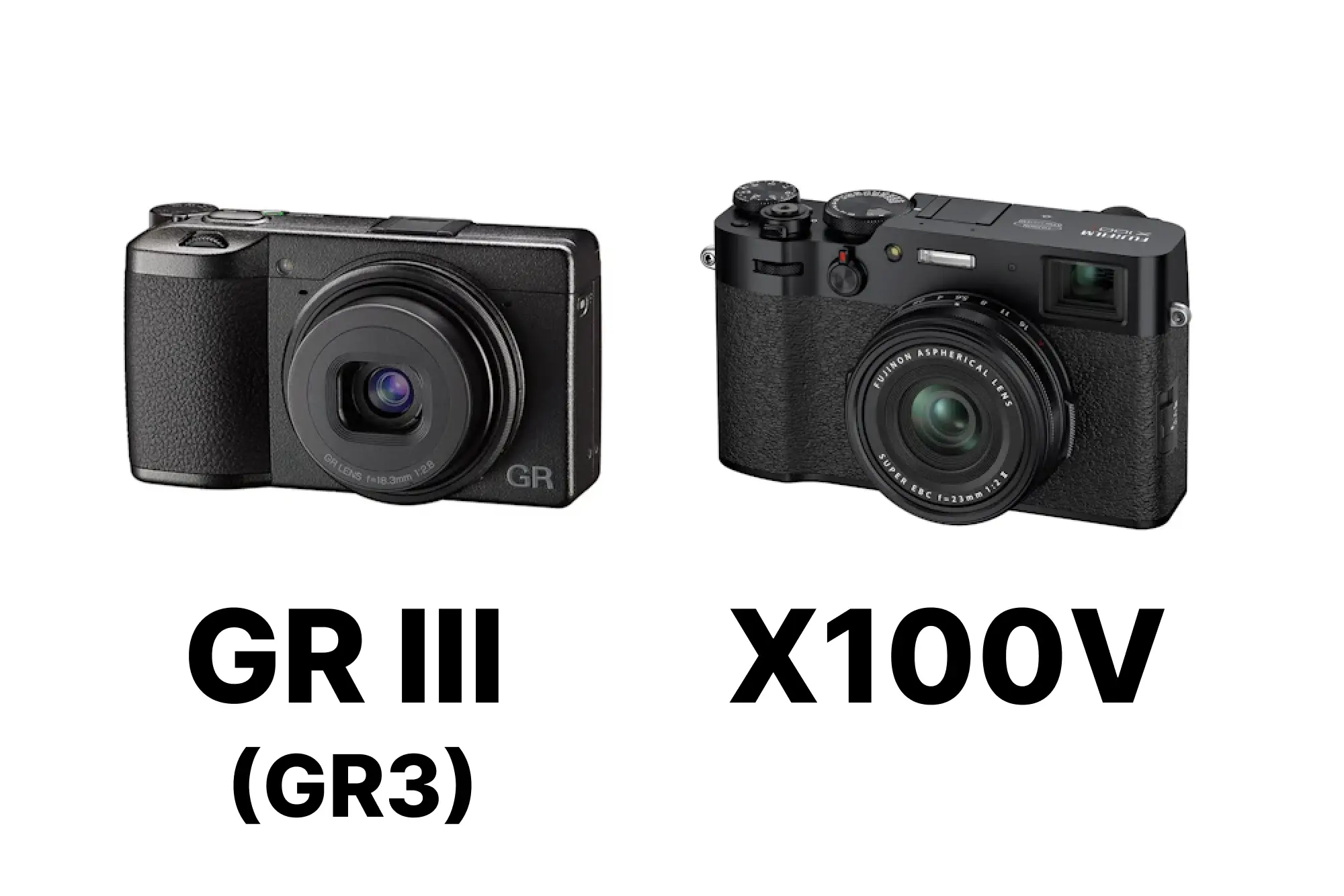 RICOH GR IIIとFUJIFILM X100Vを徹底比較！どっちを選ぶ？画角・携帯性 