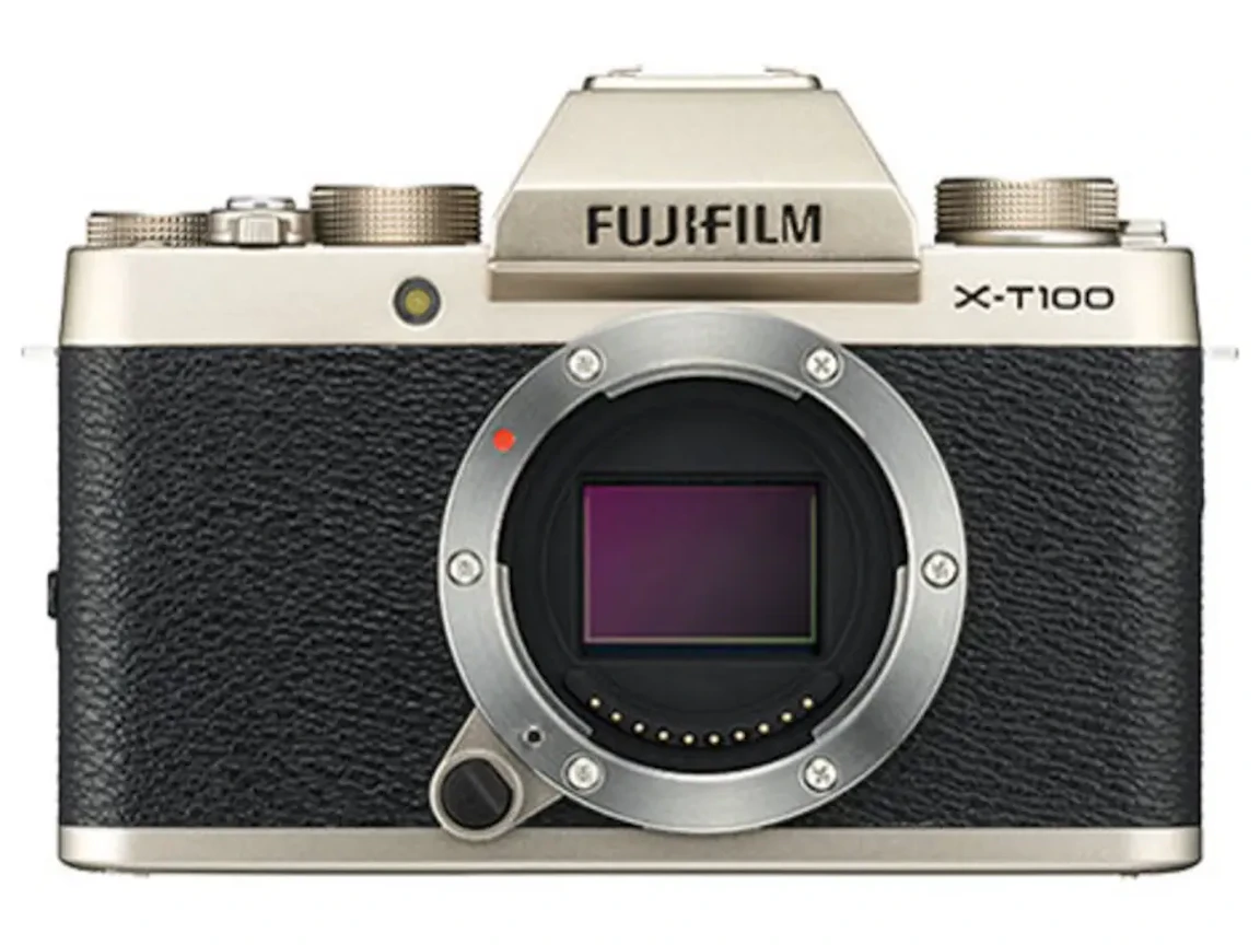 X-T100 ボディ "シャンパンゴールド"