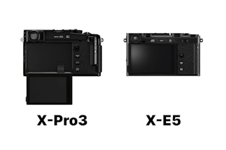 FUJIFILM X-Pro3とX-E5のファインダー・背面モニター・操作性の比較