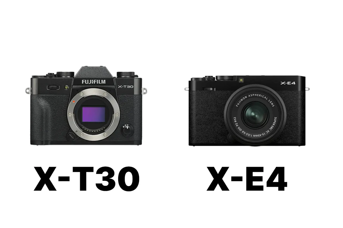 Fujifilm X-T30とX-E4を徹底比較!写真・Vlog・旅行で選ぶおすすめはどっち?