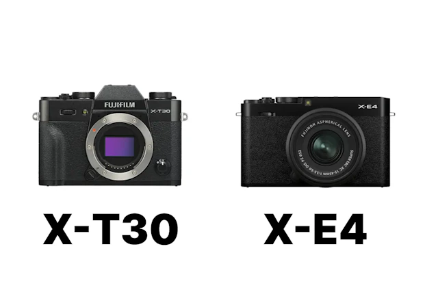 Fujifilm X-T30とX-E4を徹底比較!写真・Vlog・旅行で選ぶおすすめはどっち?
