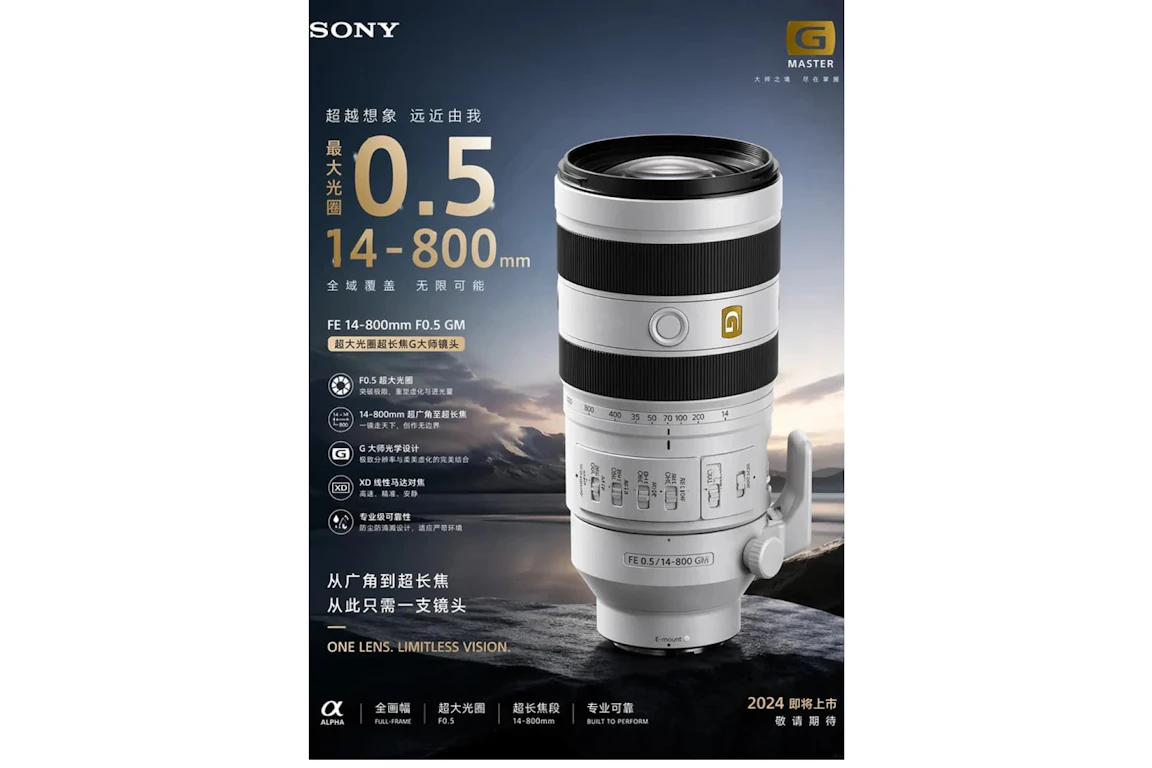 ソニー「14-800mm GM発表」はフェイク画像：拡散画像の見分け方