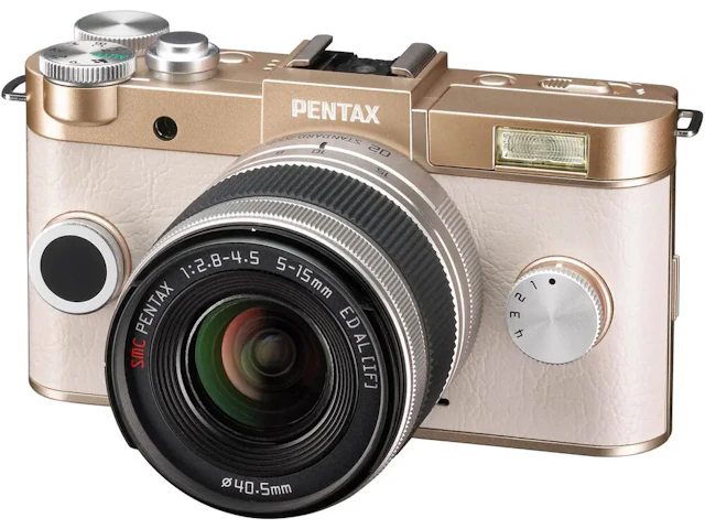 PENTAX Q-S1 ボディ "シャンパンゴールド×クリーム"