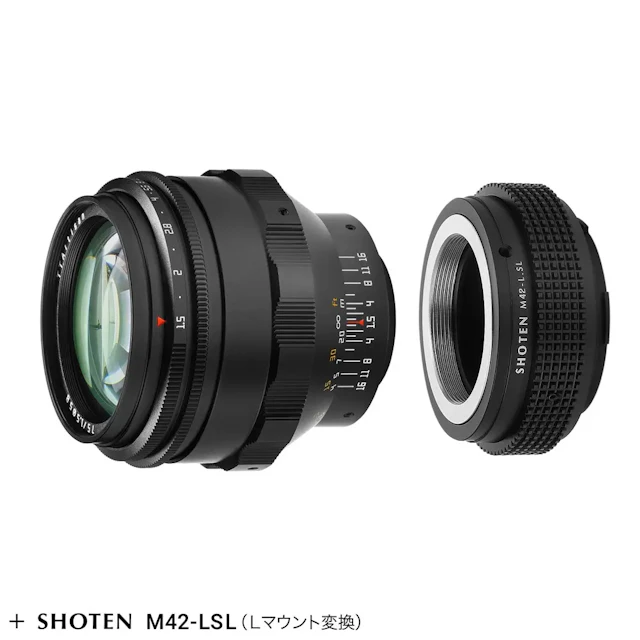 TTArtisan 75mm f/1.5 M42 + Lマウントアダプターセット