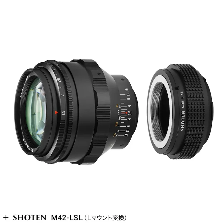 TTArtisan 75mm f/1.5 M42 + Lマウントアダプターセット