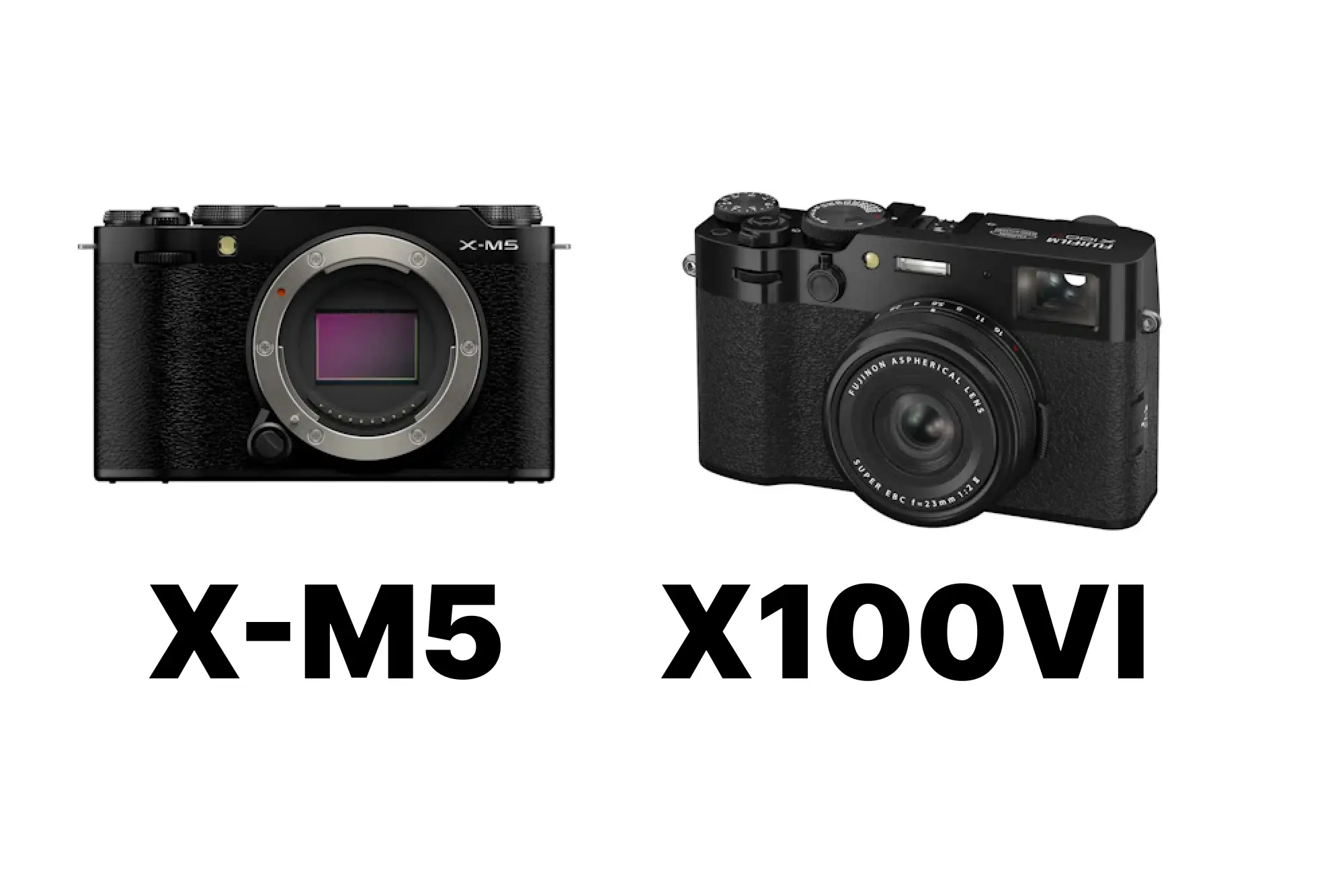 FUJIFILM X-M5とFUJIFILM X100VIを徹底比較！コンセプトの違いから画質 