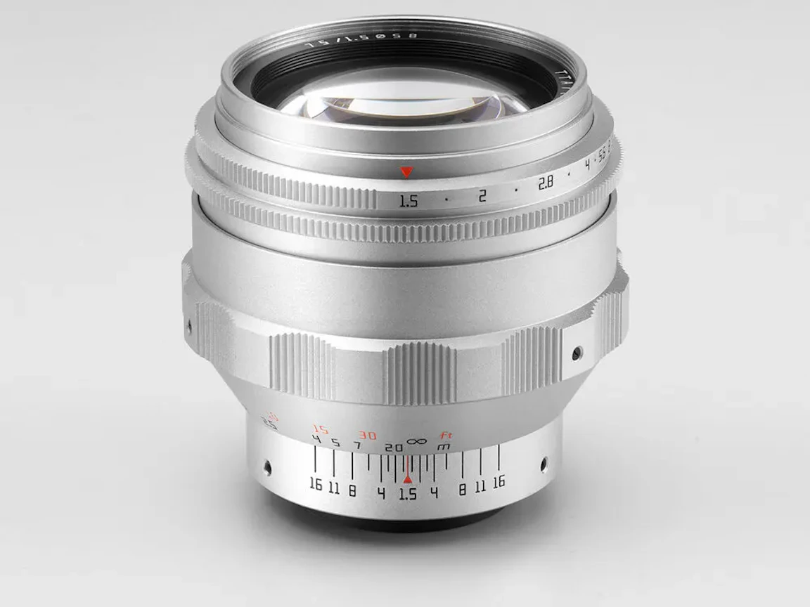 銘匠光学 TTArtisan 75mm f/1.5 M42 "シルバー"