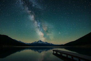 撮影後の画像編集で天の川とミルキーウェイの輝きを引き出す