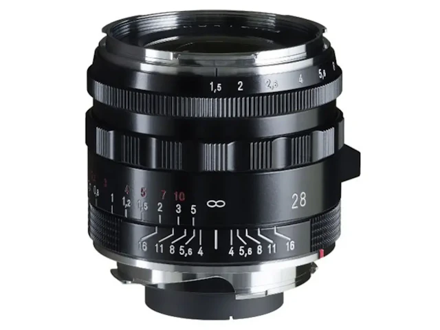 フォクトレンダー NOKTON Vintage Line 28mm F1.5 Aspherical Type II VM "ブラックペイント"