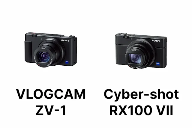 【2026年版】Sony VLOGCAM ZV-1とCyber-shot RX100 VII(DSC-RX100M7)を比較|違いと選び方