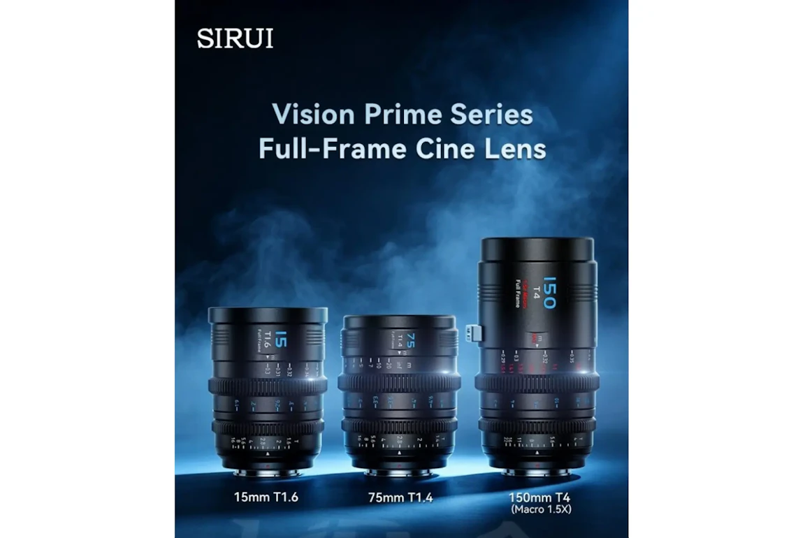 7/7発売 SIRUI Vision Primeに15mm・75mm・150mm Macroが追加