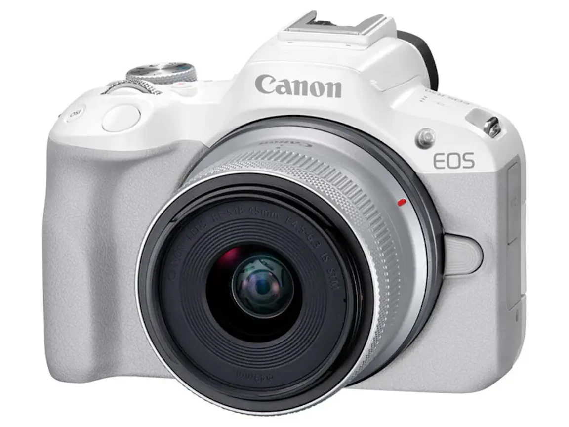 EOS R50 RF-S18-45 IS STM レンズキット "ホワイト"