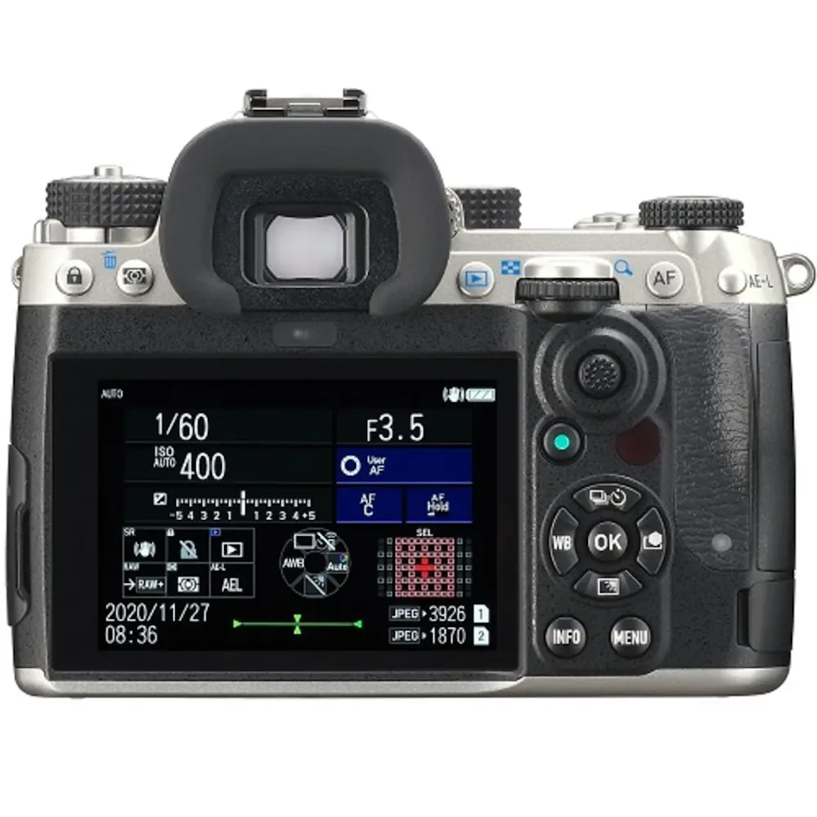 PENTAX K-3 Mark III ボディ "シルバー"の新品/中古の在庫一覧 2枚目