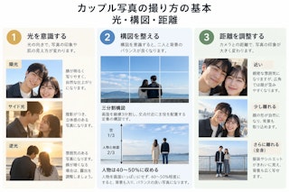 カップル写真の撮り方の基本