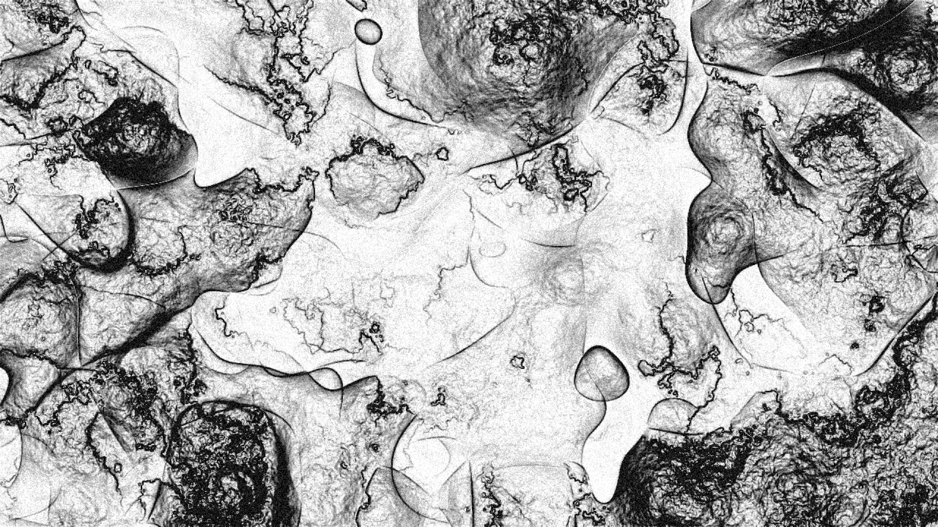 墨汁の抽象化＜TouchDesignerを用いた表現＞ -SOTARO KANAI