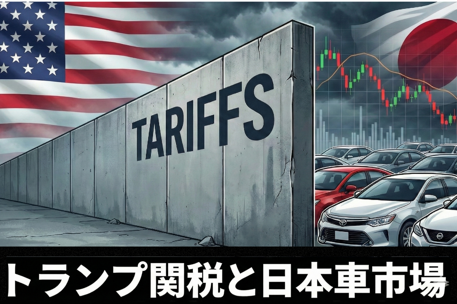 トランプ関税で中古車価格は上がる？2026年最新相場と高価買取の秘訣