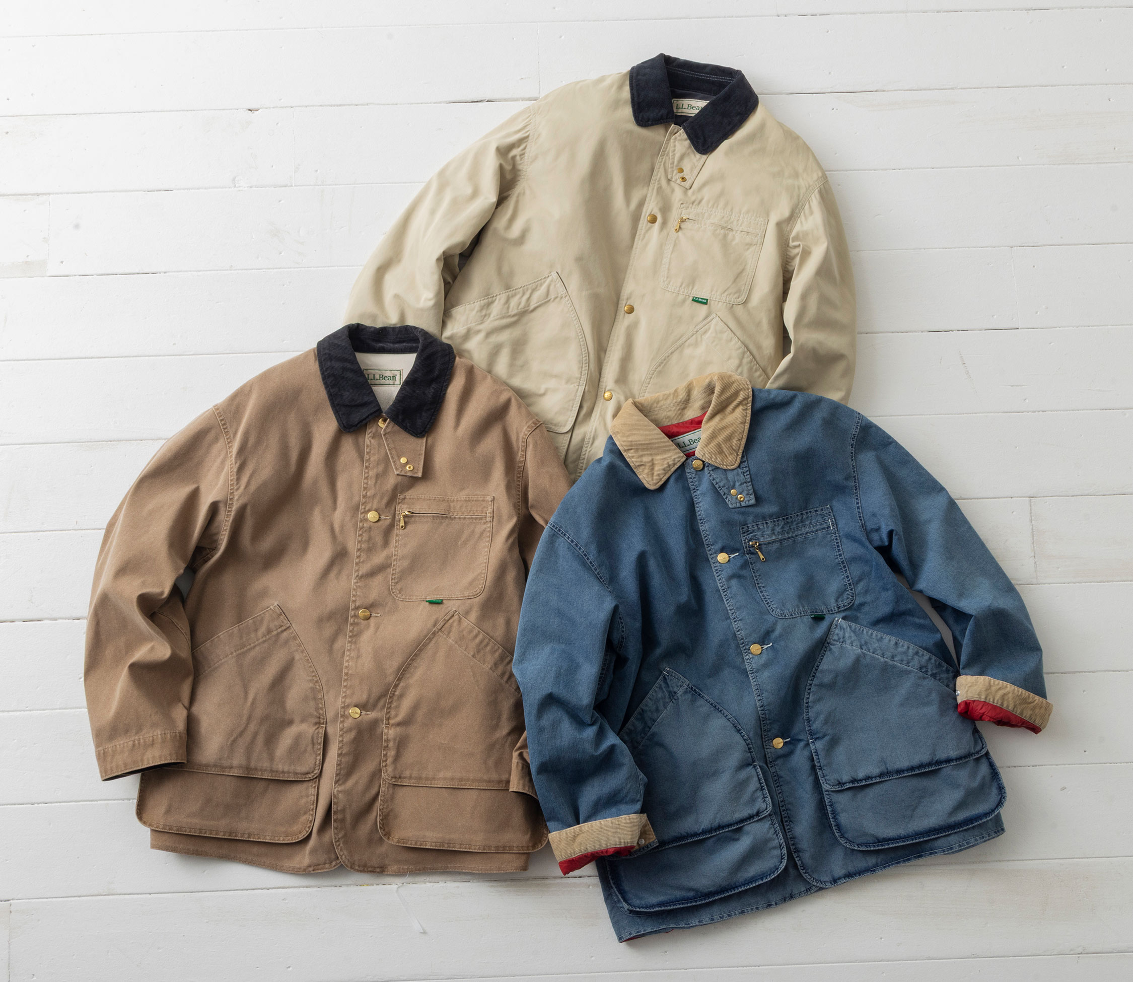 メンズ ビーンズ・フィールド・コート、インサレーテッド インディゴ