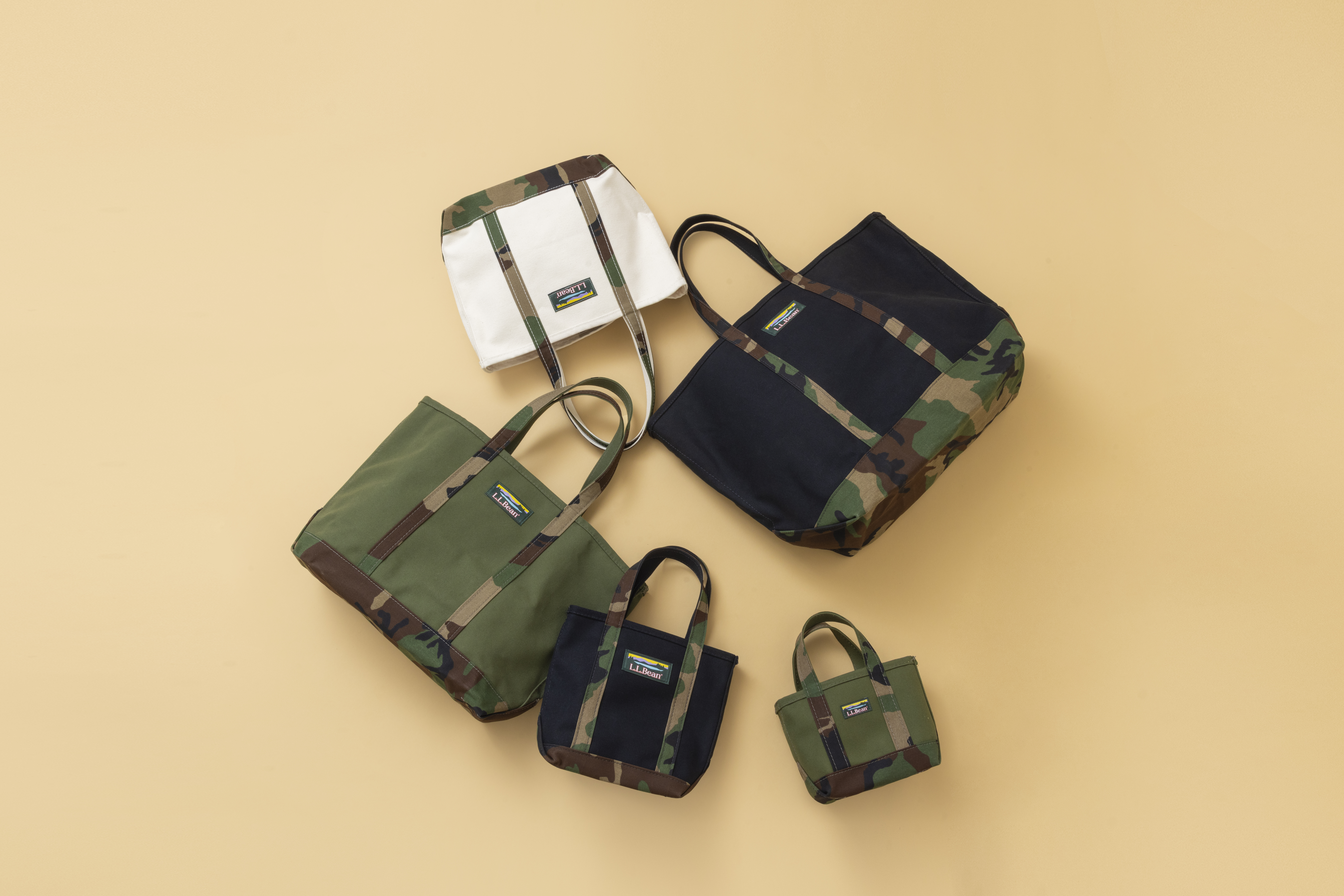 ボート・アンド・トート、オープントップ カモフラージュ ジャパン