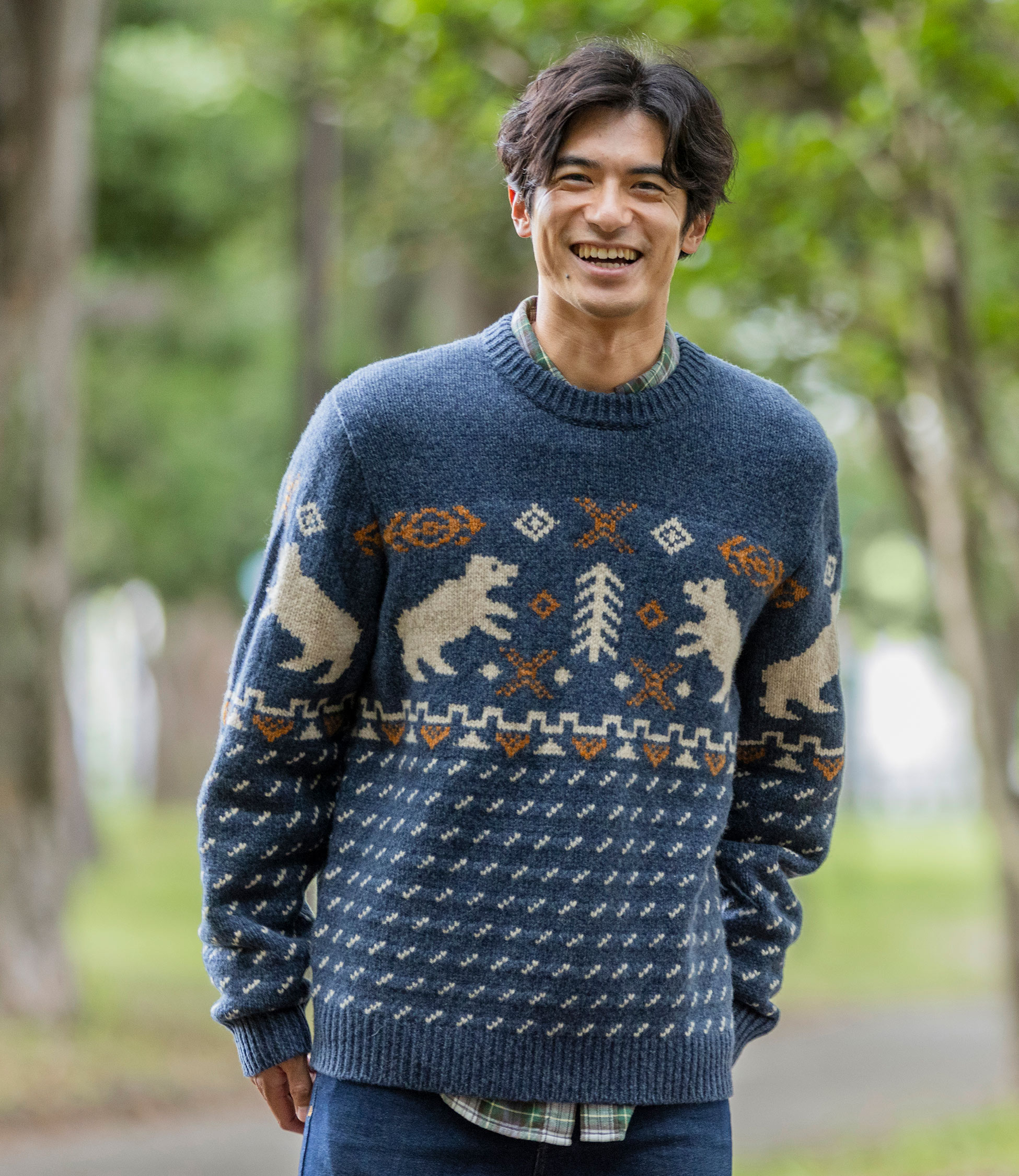 メンズ エル・エル・ビーン・クラシック・ラグ・ウール・セーター