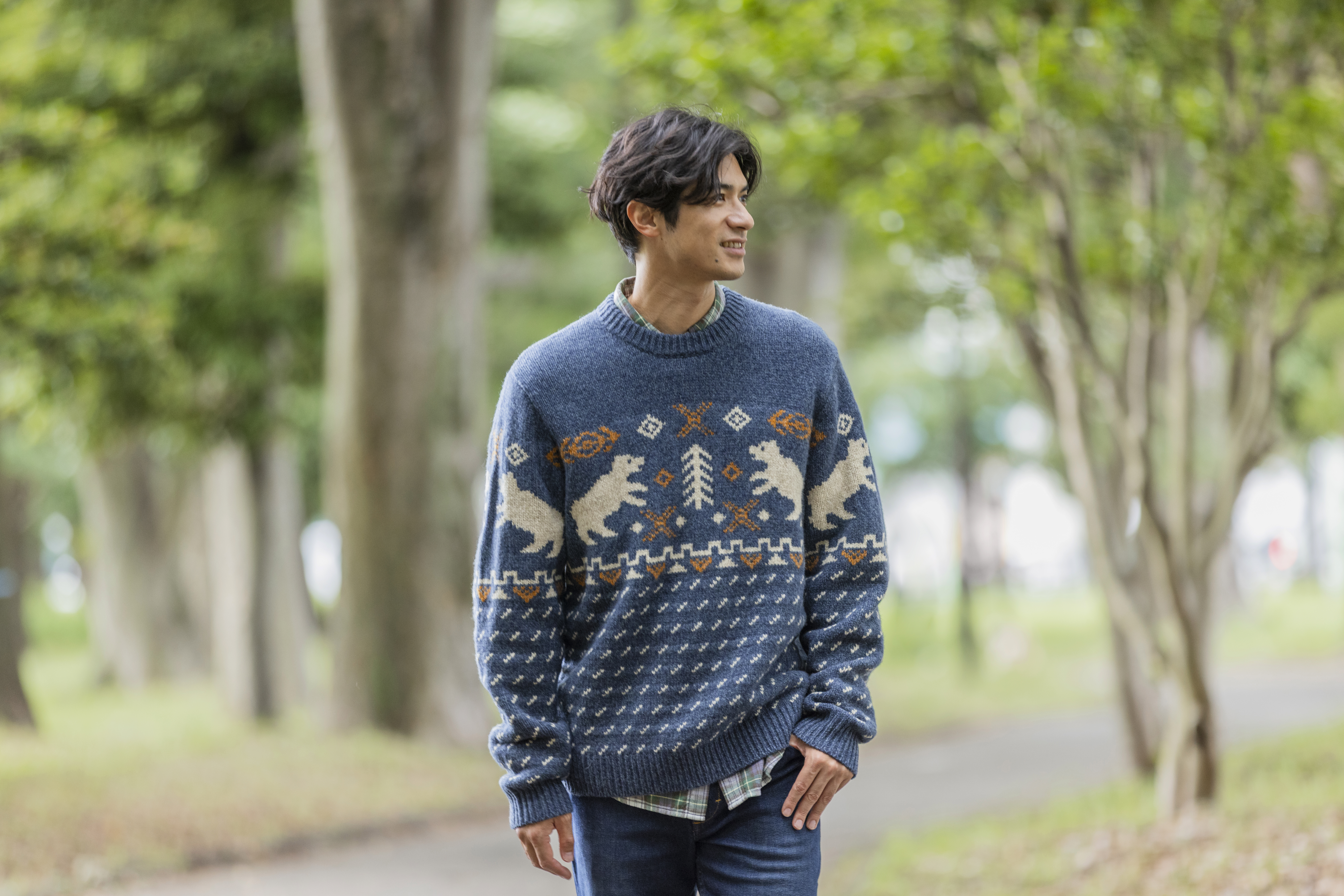 メンズ エル・エル・ビーン・クラシック・ラグ・ウール・セーター