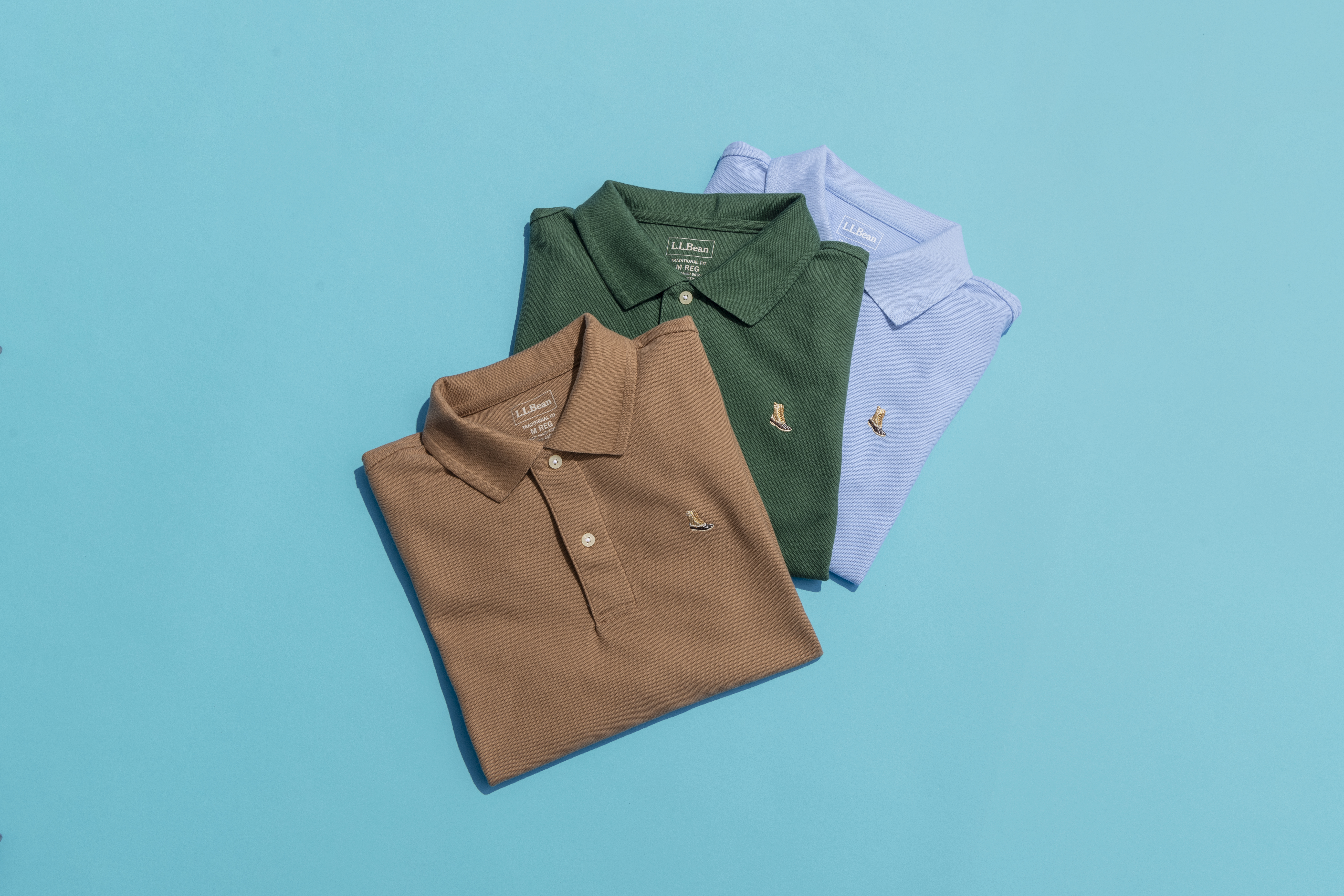 メンズ ジャパン・フィット プレミアム・ダブル・エル・ポロシャツ