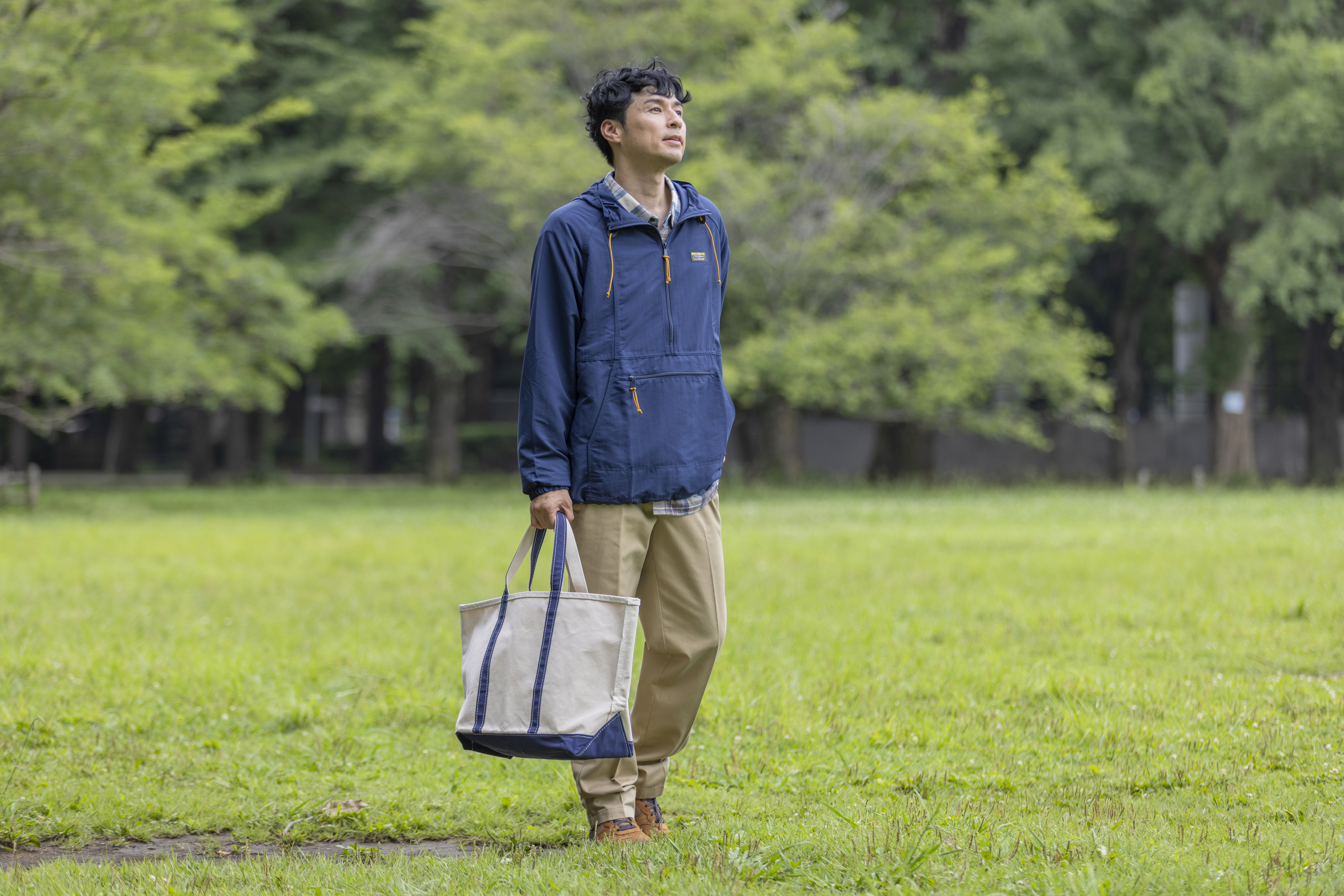 【送料無料】Vintage 4racks 90 / WH 古着 90s Columbia 紫×紺 バイカラー アノラック パーカー ジャケット