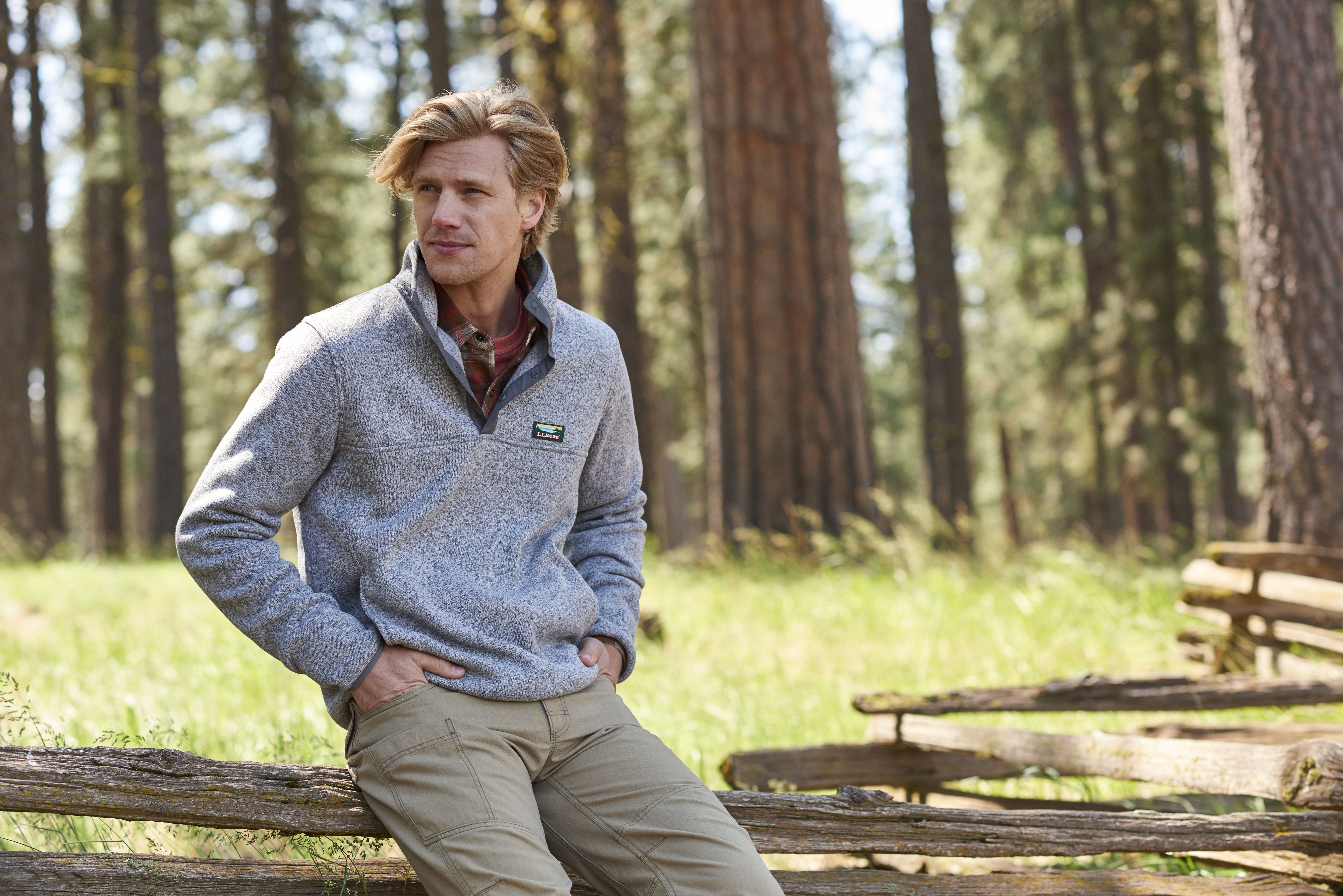 メンズ エル・エル・ビーン・セーター・フリース・プルオーバー 通販