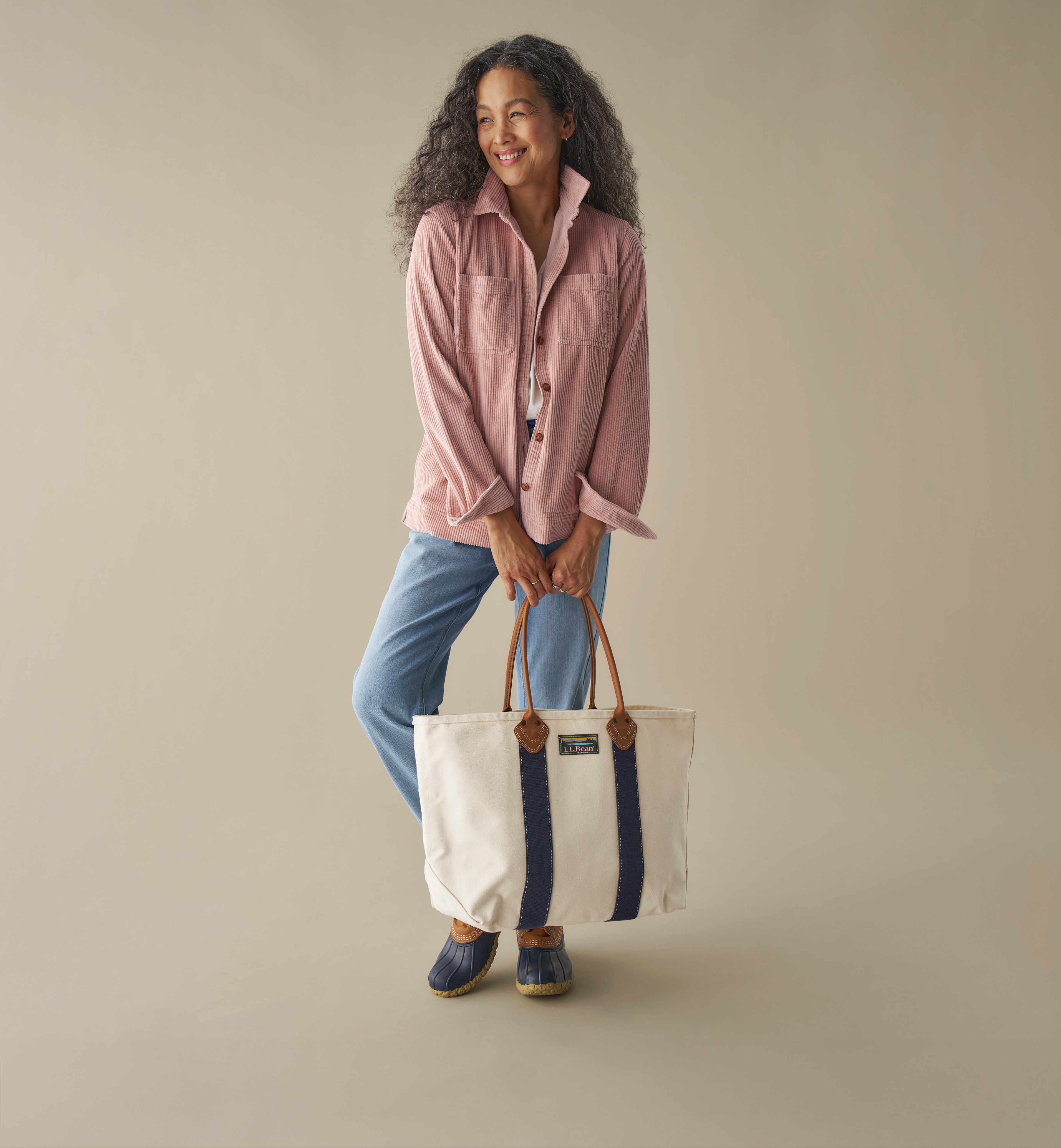 復刻L.L.Bean  クラシックレザーハンドル・カタディンボートアンドトート クラシック・レザー・ハンドル・カタディン・ボート・アンド
