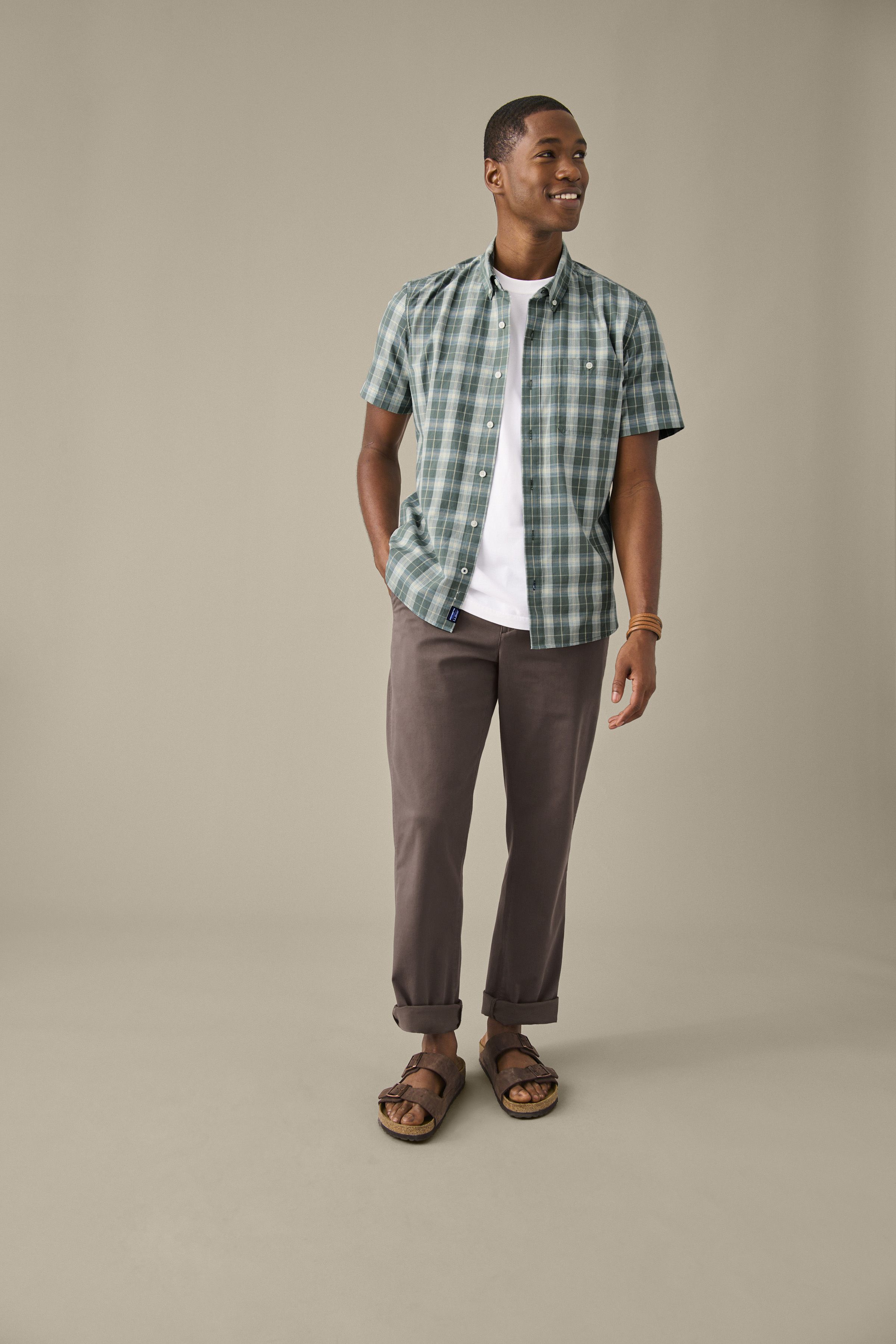 メンズ コンフォート・ストレッチ・チノ・パンツ、スタンダード