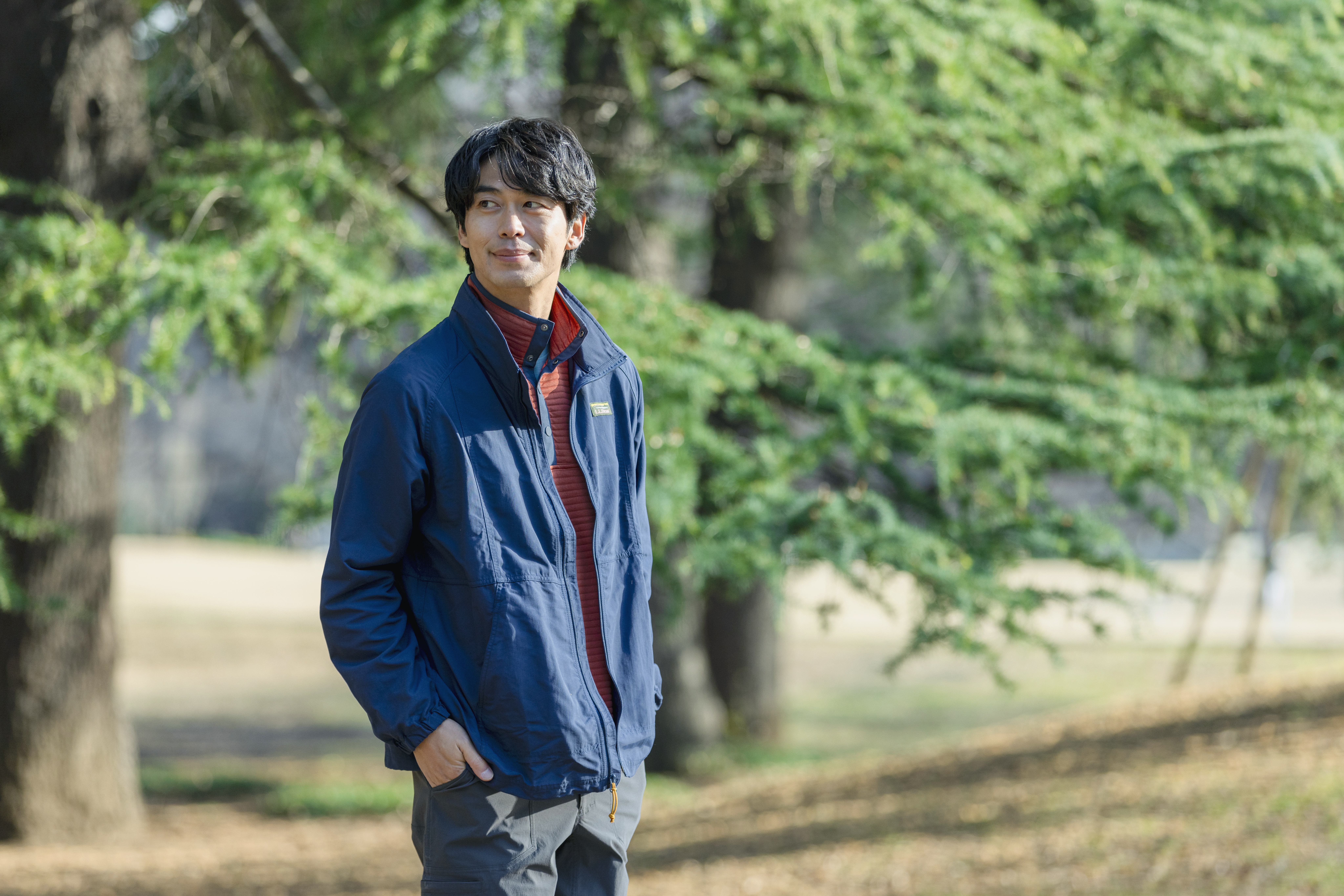 メンズ ジャパン・フィット マウンテン・クラシック・スタンド・カラー