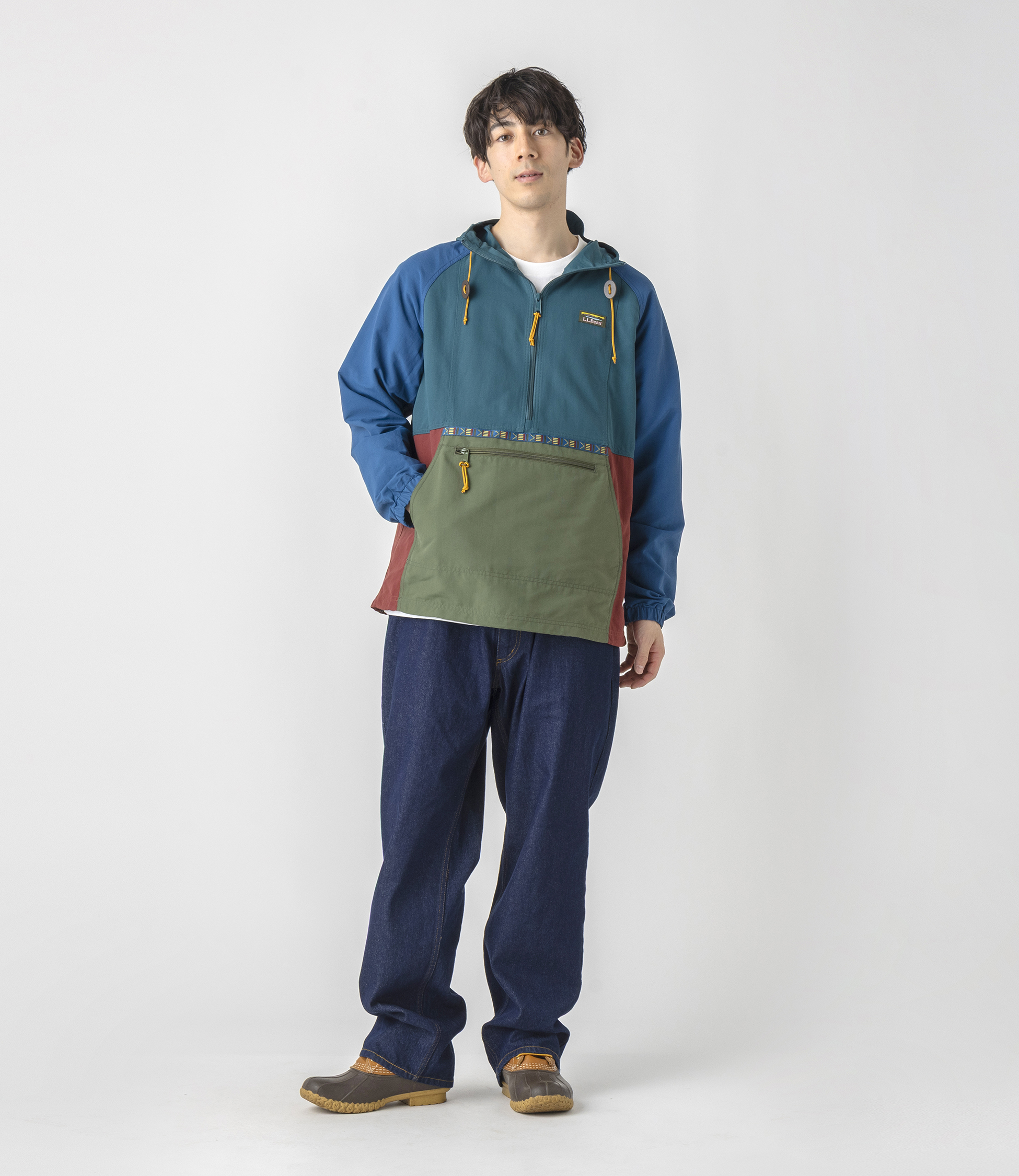 REPUBLIC&CO XL グリーン アノラック　未使用品 80's~ USA製 ヴィンテージ LLビーン アノラックパーカー グリーン