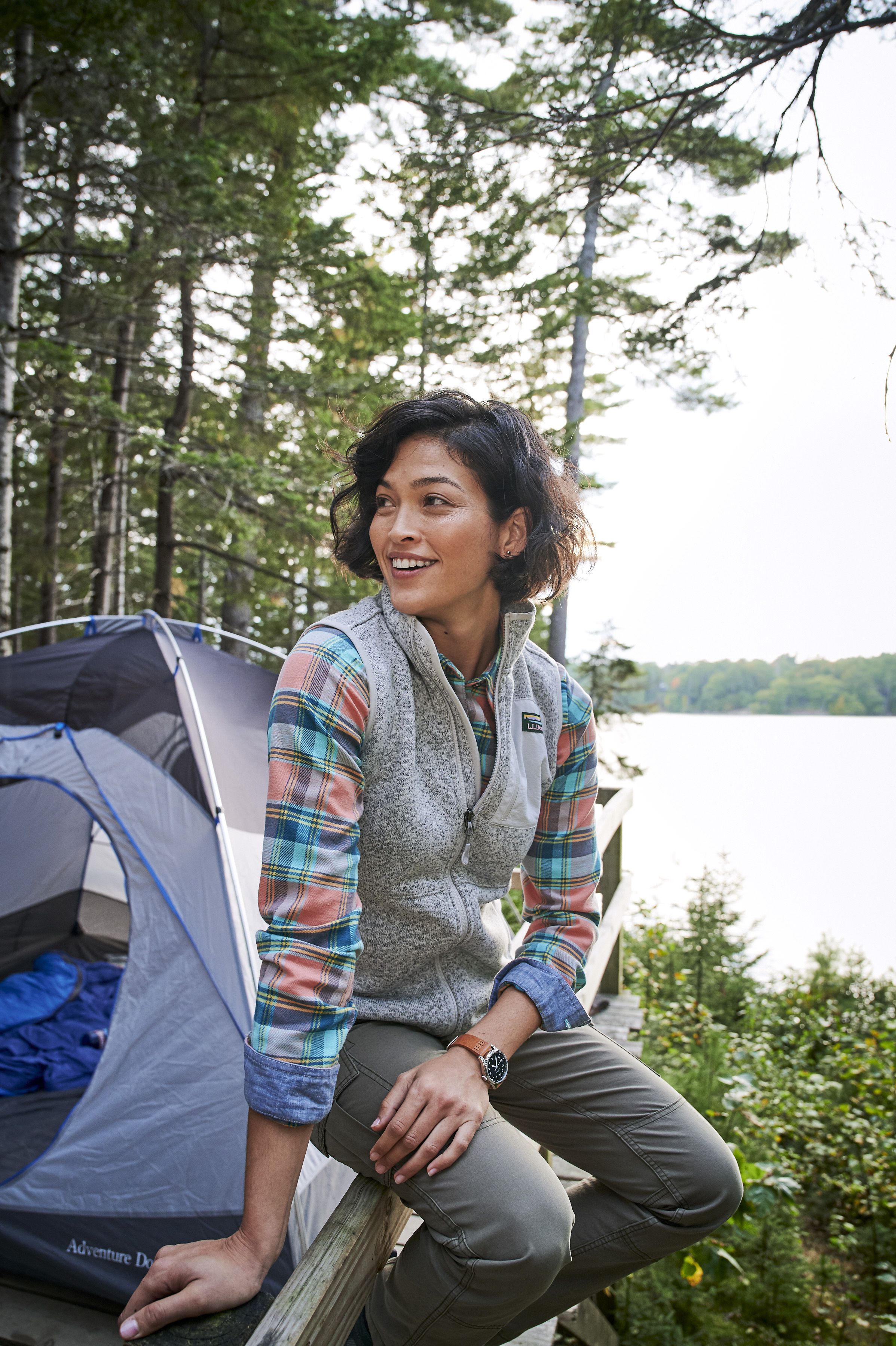 ウィメンズ エル・エル・ビーン・セーター・フリース・ロング・ベスト