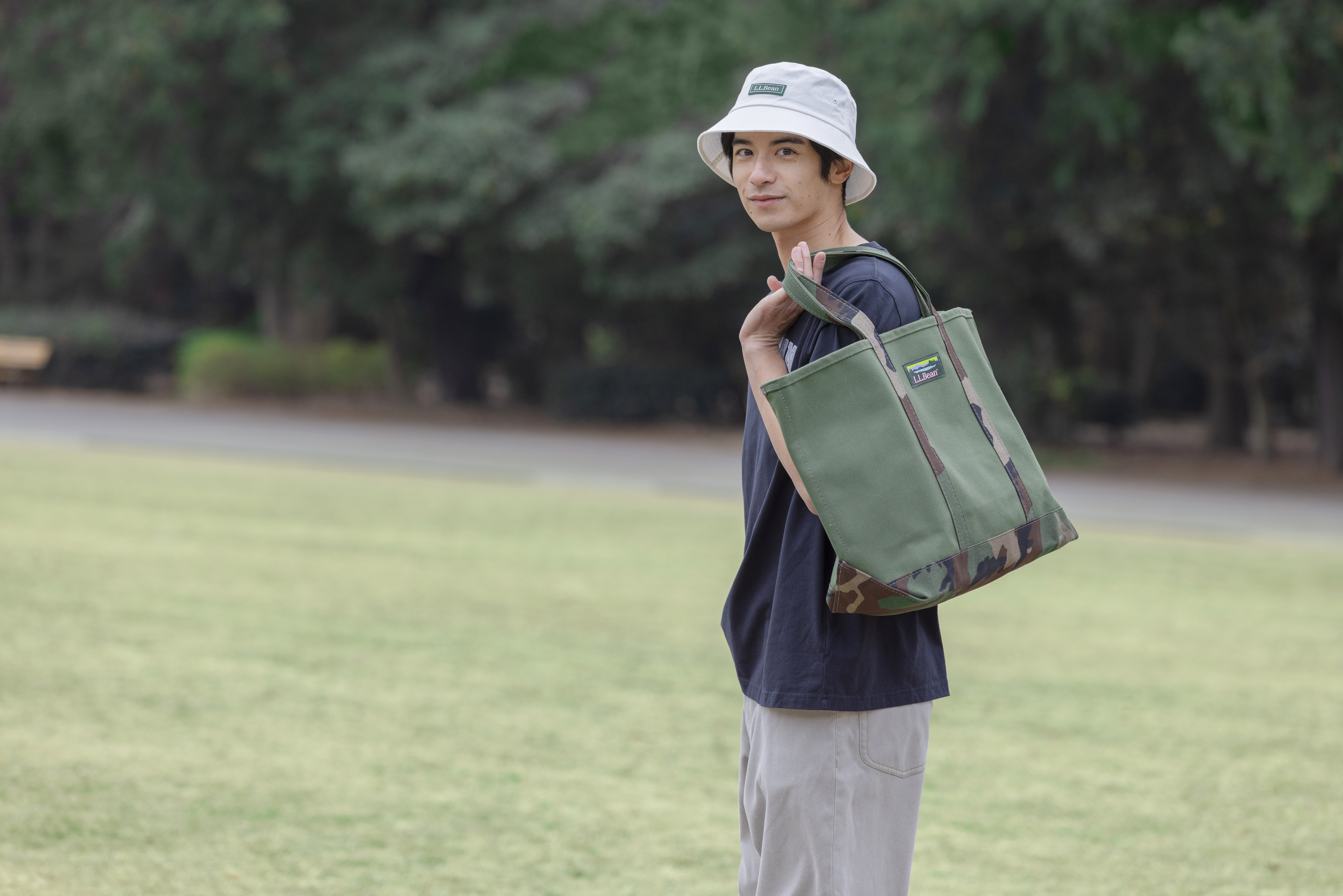 ボート・アンド・トート、オープントップ カモフラージュ ジャパン