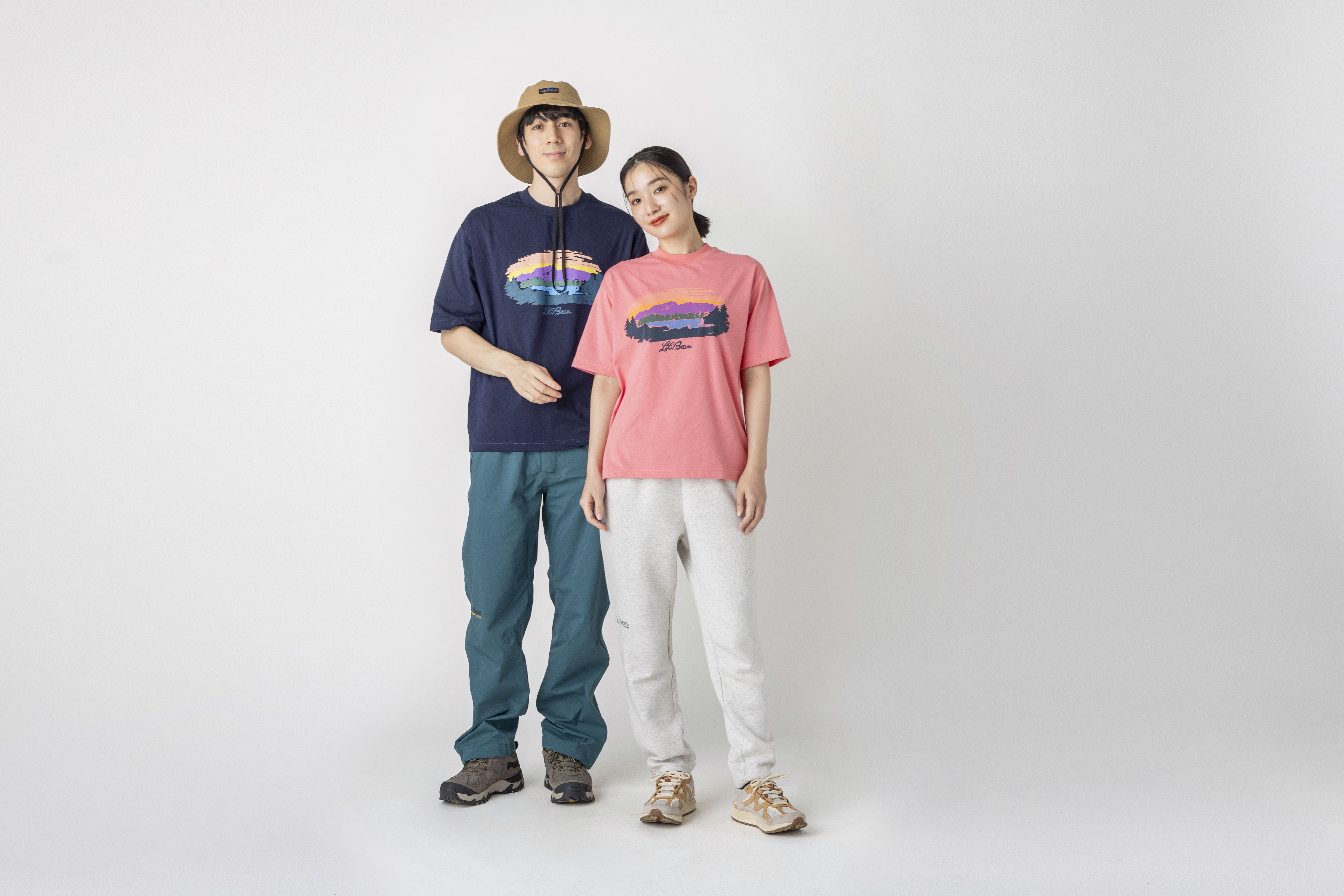 tシャツ 「JAPAN EDITION」カントン・マウンテン・レイク・グラフィック・ティ レディース L.L.Bean tシャツ 「JAPAN EDITION」カントン・マウンテン