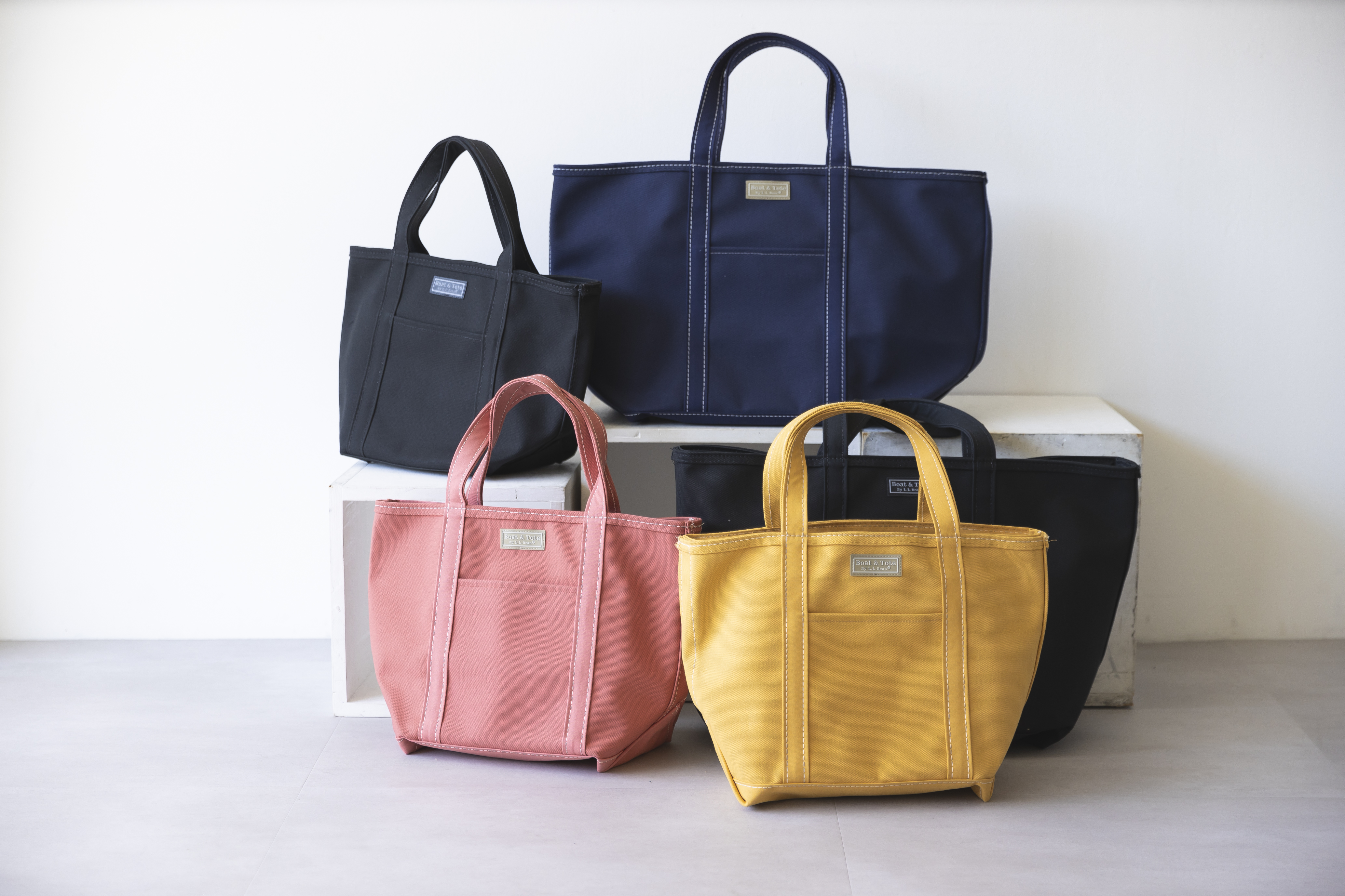 【美品】 L.L.Bean トート ジップトップ 紺色　ロングハンドル　XL 00'S L.L.BEAN TOTE BAG NAVY/NATURAL 00年代 L.L.Bean ロングハンドル