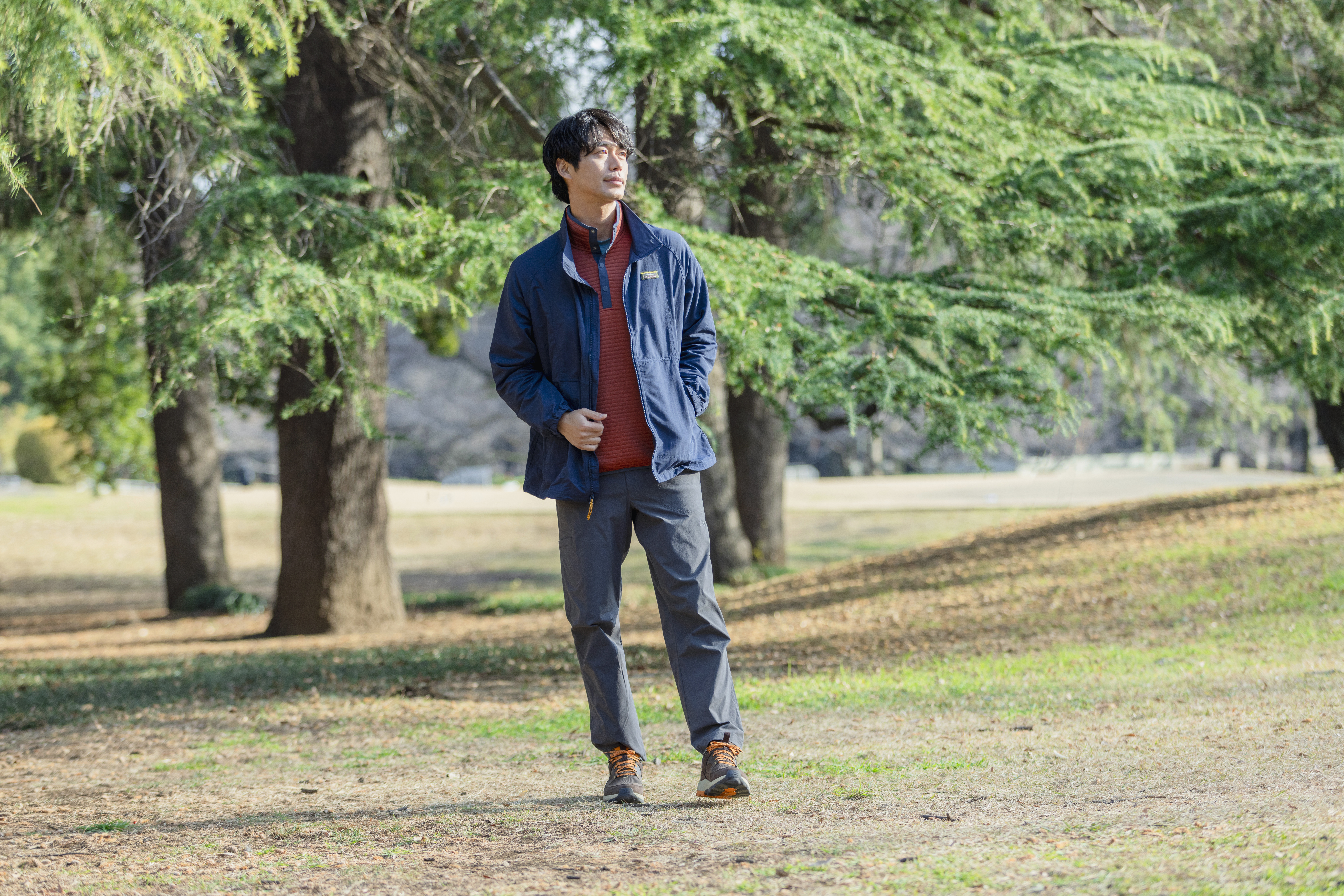 メンズ ジャパン・フィット マウンテン・クラシック・スタンド・カラー メンズ ジャパン・フィット マウンテン・クラシック・スタンド・カラー